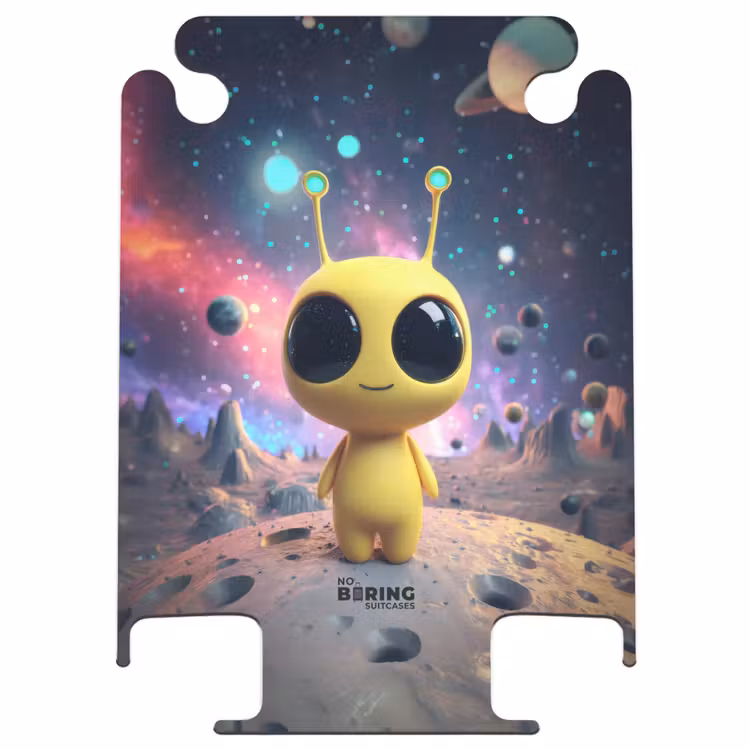 CaseSwap™ - Gelber Außerirdischer auf einem Planeten — 1