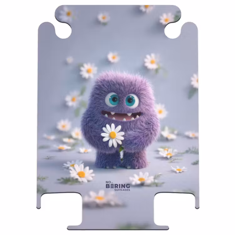 CaseSwap™ - lila Monster mit Gänseblümchen — 1