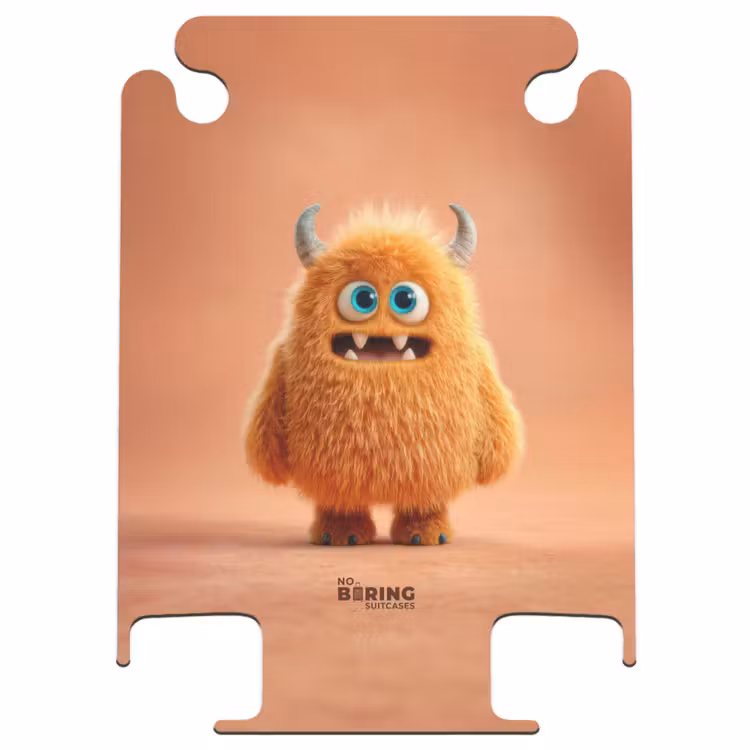 CaseSwap™ - Orangefarbenes Monster auf orangefarbenem Hintergrund — 1