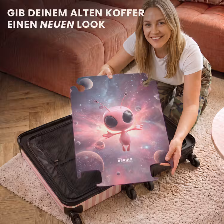 CaseSwap - Rosa Alien im Weltraum — 3