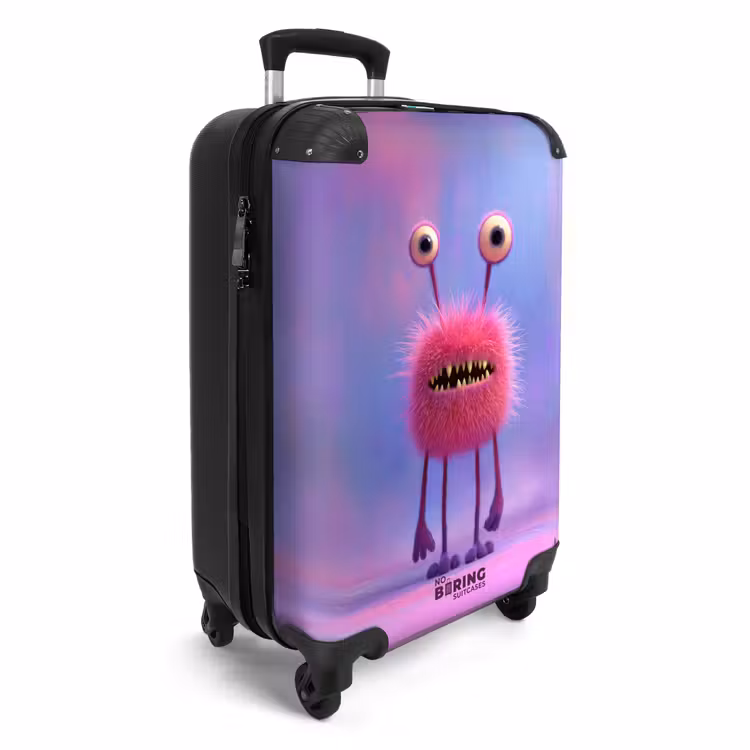 CaseSwap - Rosa Monster auf einem pastellfarbenen Hintergrund — 2