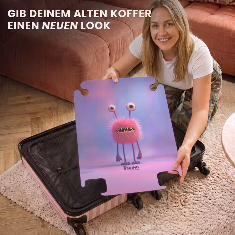 CaseSwap - Rosa Monster auf einem pastellfarbenen Hintergrund — 3