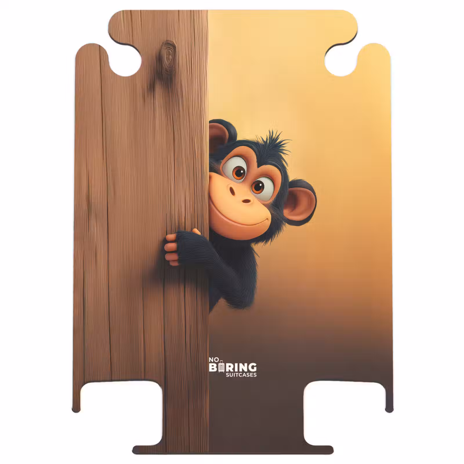 CaseSwap™ - Ein Affe hinter einer Holzwand — 1