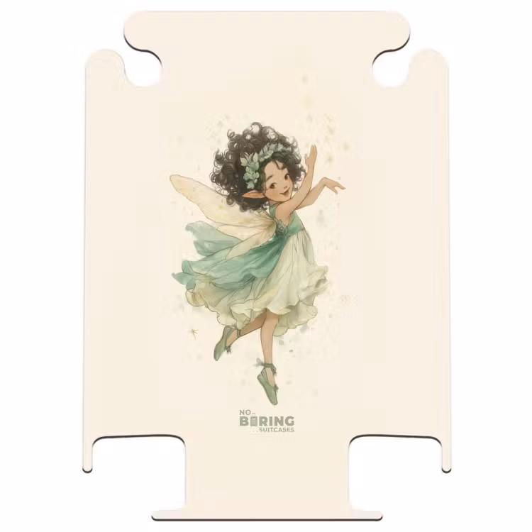 CaseSwap™ - Elfe mit dunklen Locken und einem grünen Kleid — 1
