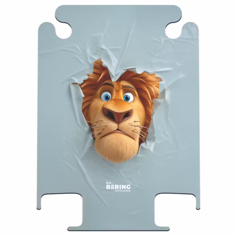 CaseSwap™ - Löwe mit orangefarbener Mähne durch Plastikwand — 1