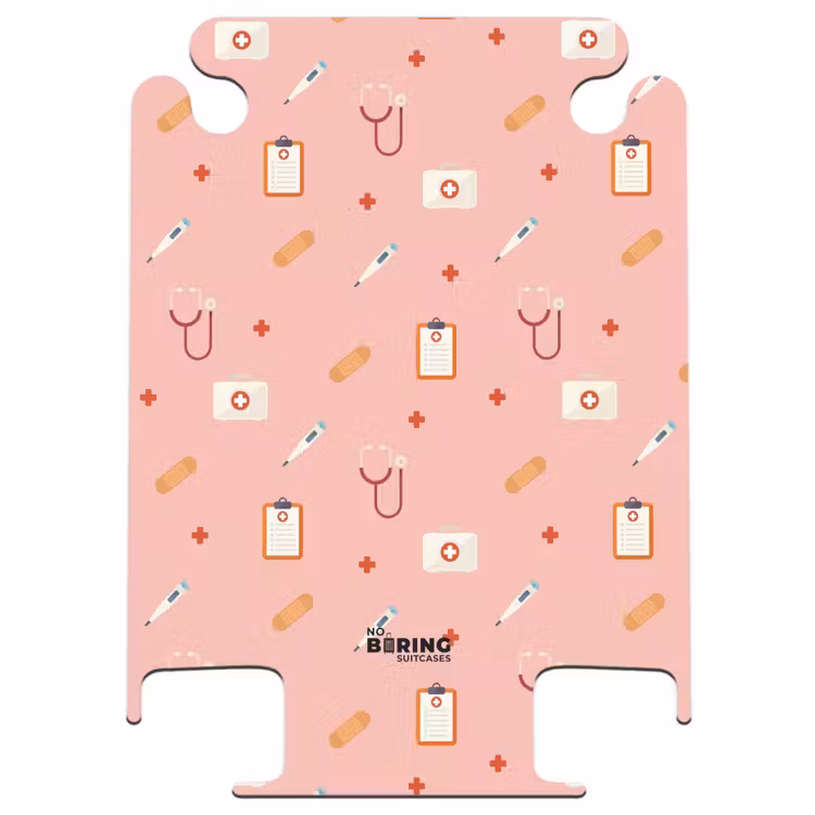 CaseSwap - Medizinische Symbole auf rosa Hintergrund — 1