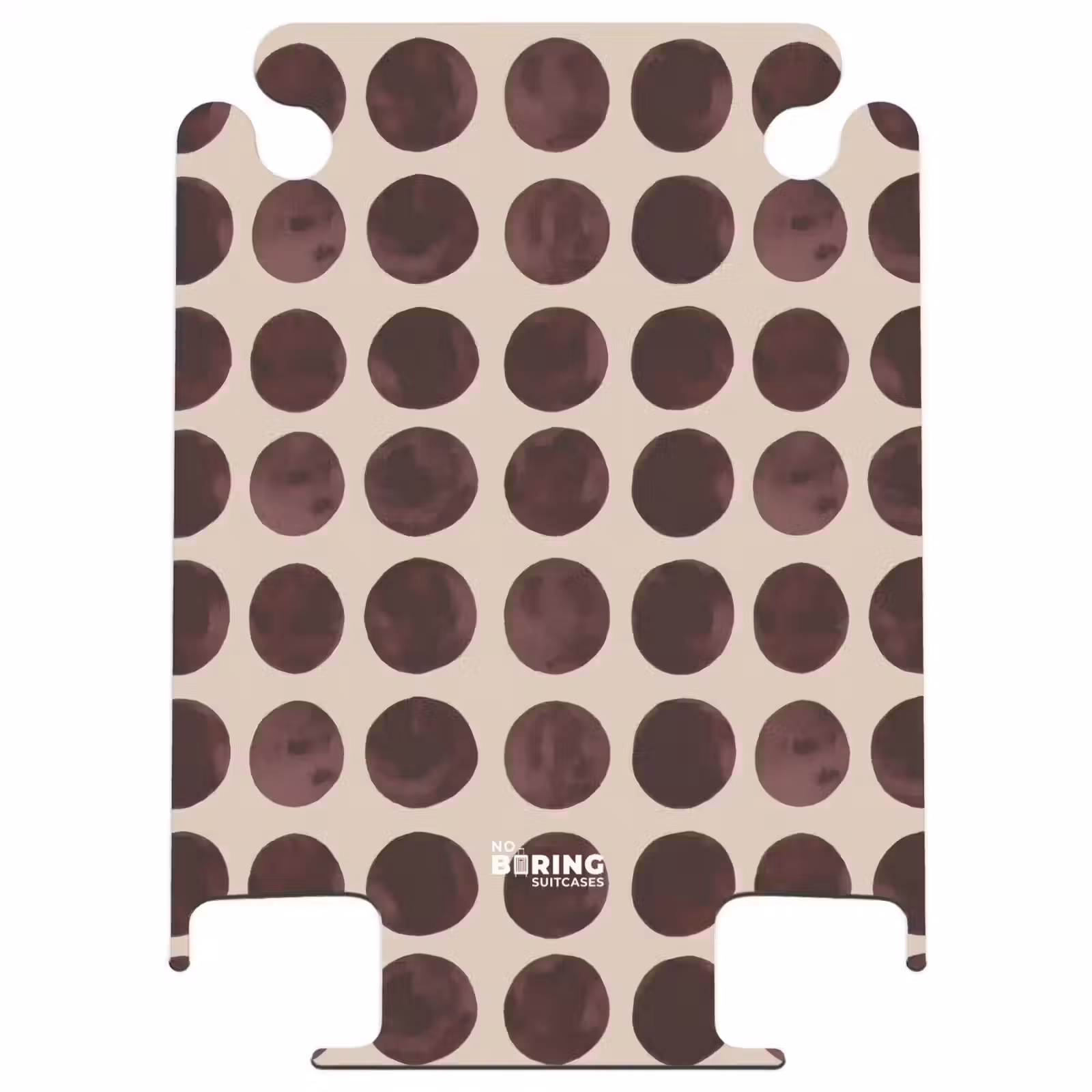 CaseSwap™ - Polka dots - Muster - Braun — 1