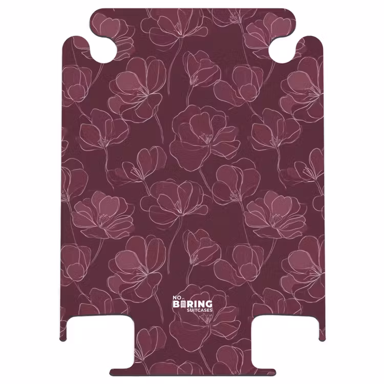 CaseSwap - Blumen - Muster - Burgunderrot — 1