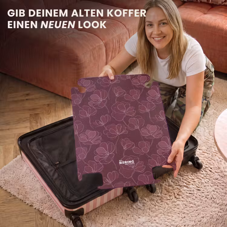 CaseSwap - Blumen - Muster - Burgunderrot — 3