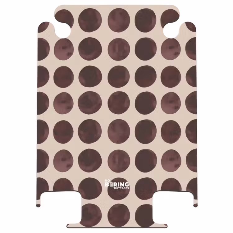 CaseSwap™ - Polka dots - Muster - Braun — 1