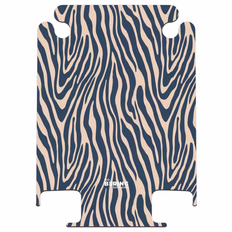 CaseSwap™ - Zebra - Muster - Blau - Beige — 1