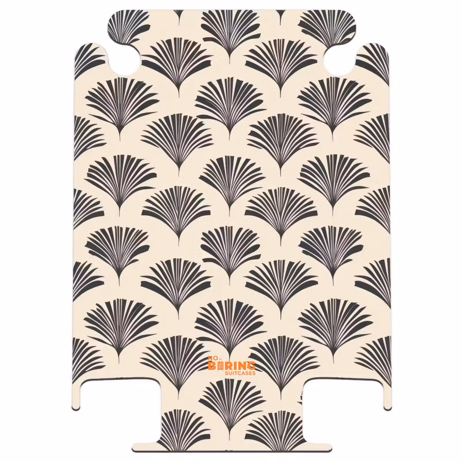 CaseSwap™ - Fächer - Botanisch - Schwarz - Beige — 1
