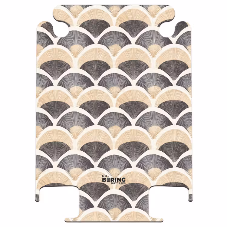 CaseSwap™ - Fächer - Muster - Schwarz - Beige — 1