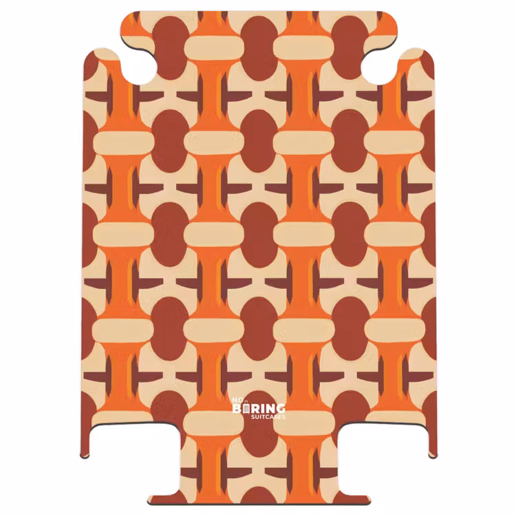 CaseSwap™ - Geometrisch - Retro - Orange — 1