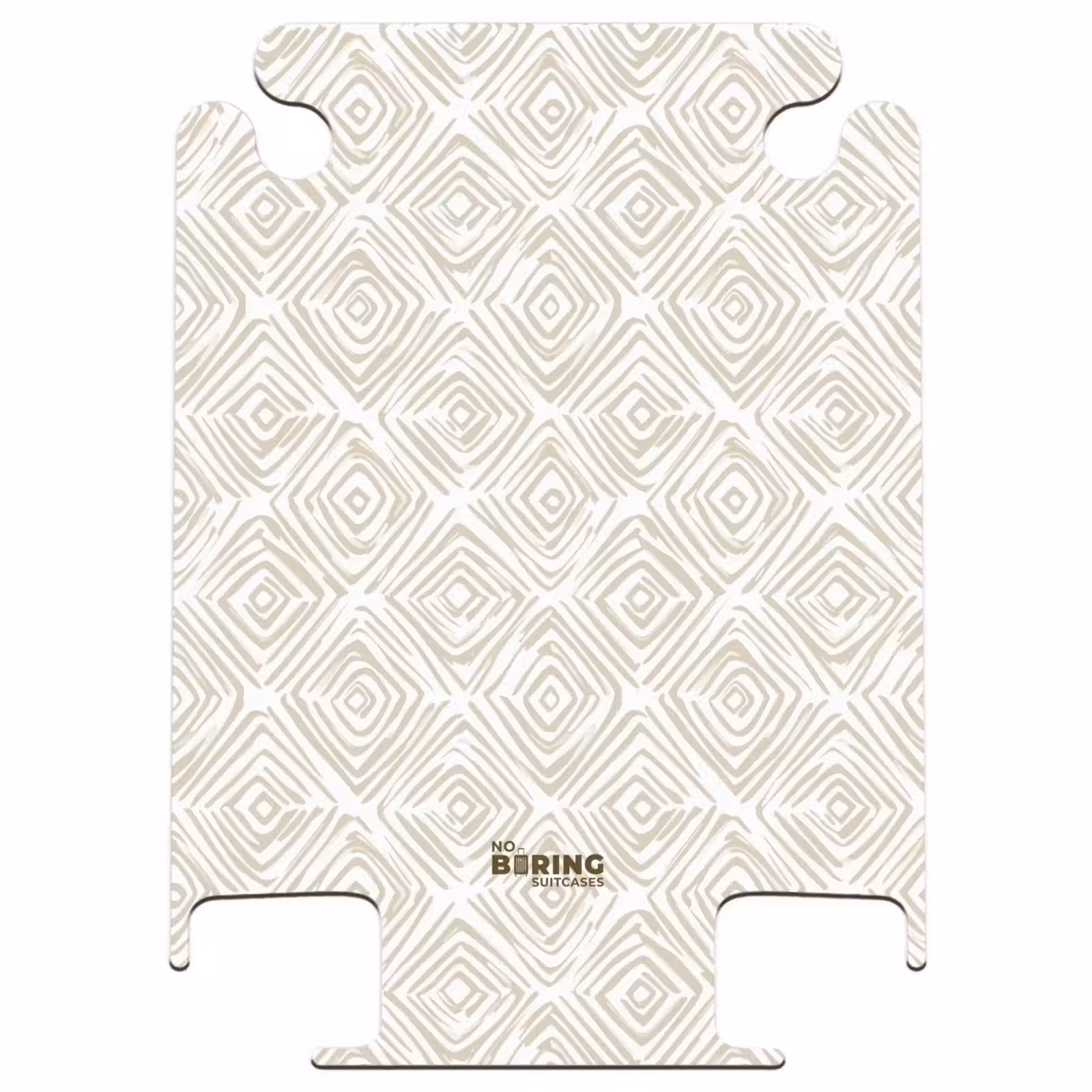 CaseSwap™ - Abstrakt - Kariert - Beige — 1
