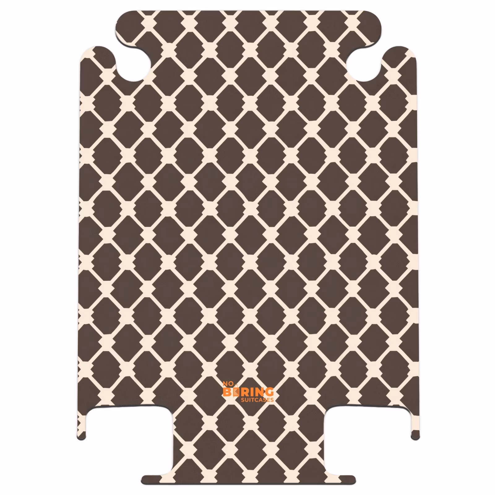 CaseSwap™ - Braun - Schachbrettmuster - Geometrisch — 1