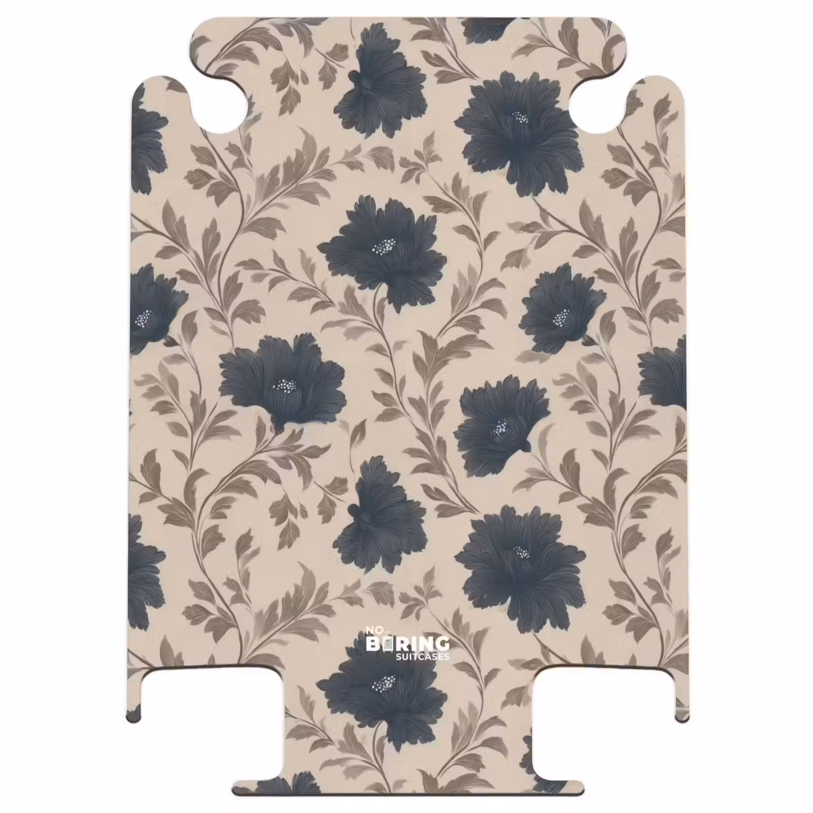 CaseSwap™ - Motiv - Blumen - Schwarz - Beige — 1