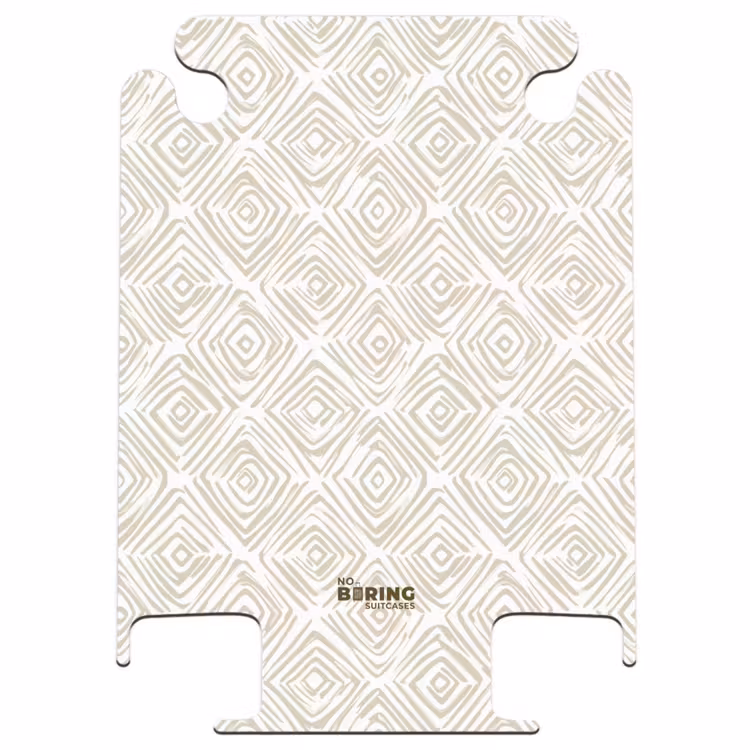 CaseSwap™ - Abstrakt - Kariert - Beige — 1