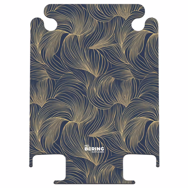 CaseSwap™ - Abstrakt - Linien - Blau - Gold — 1
