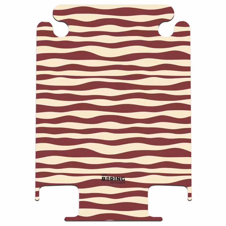 CaseSwap - Wellen - Rot - Muster - Creme — 1