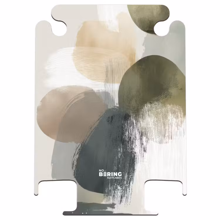 CaseSwap™ - Minimalistisch - Kreise - Pinselstriche - Beige — 1