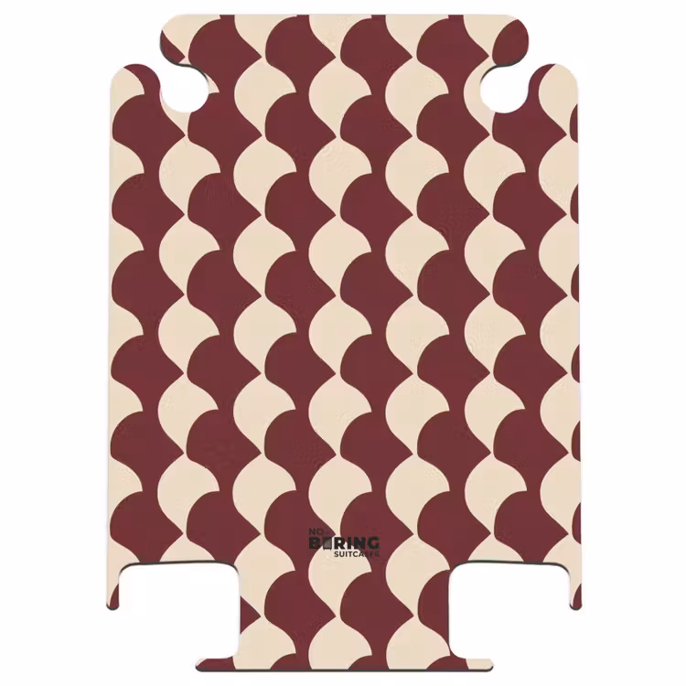 CaseSwap - Rot - Kachelmuster - Creme — 1