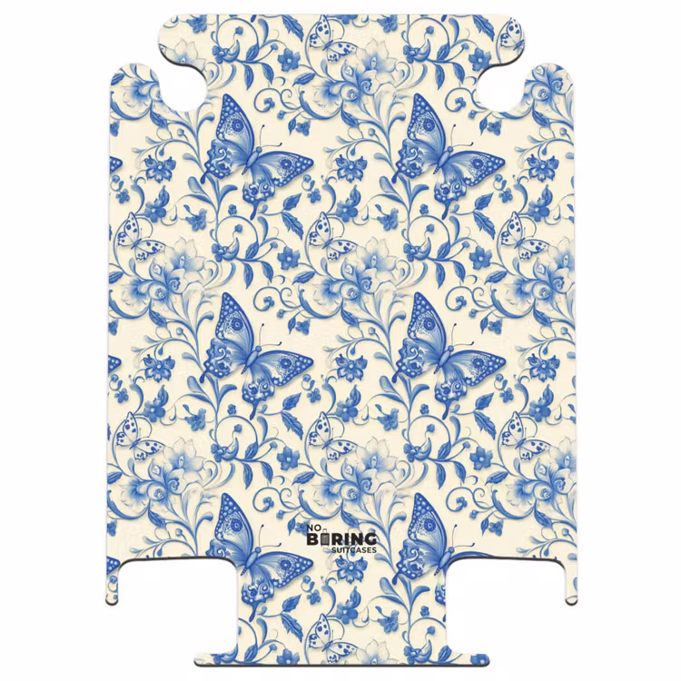 CaseSwap™ - Schmetterlinge - Blumen - Blau - Botanisch — 1