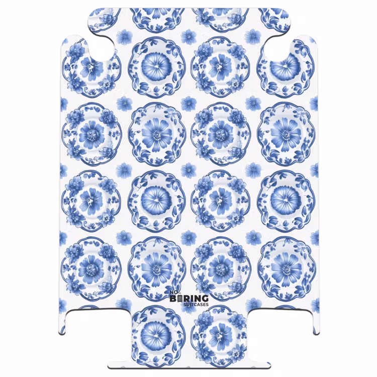 CaseSwap™ - Zierteller - Blumen - Blau — 1