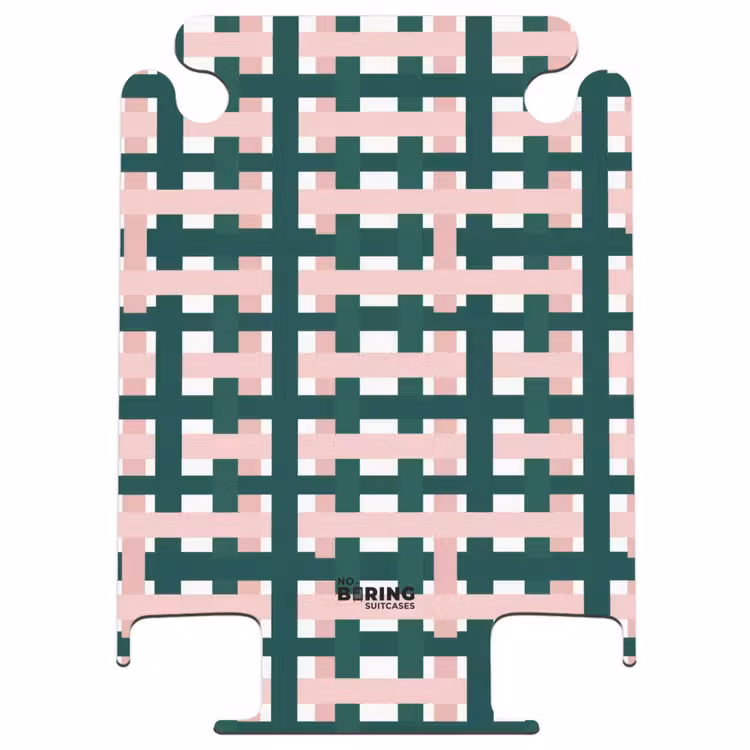 CaseSwap™ - Zopfmuster - Grün - Rosa - Grafik — 1