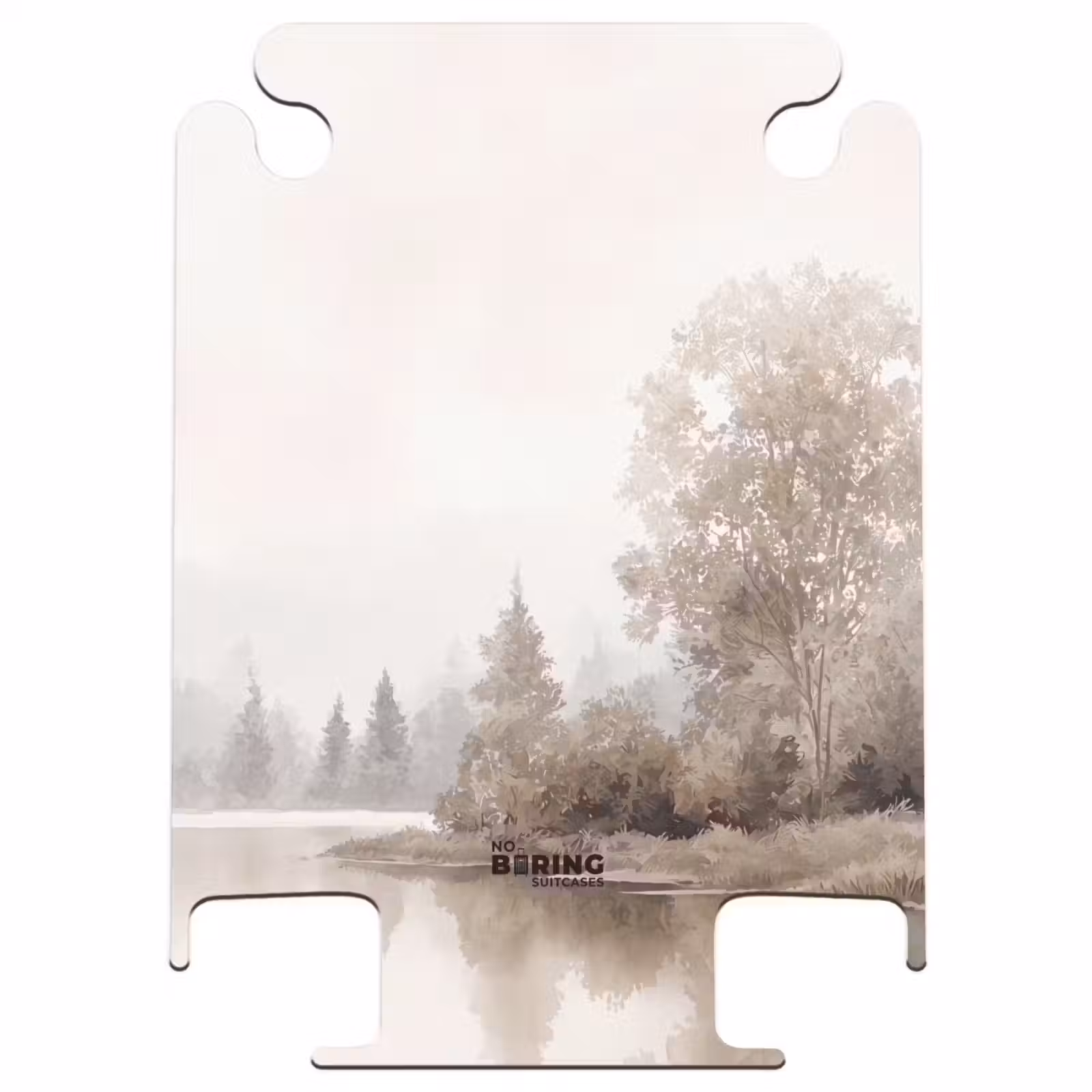 CaseSwap™ - Flusslandschaft - Minimalistisch - Erdtöne — 1