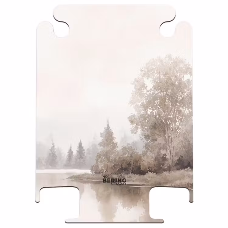CaseSwap™ - Flusslandschaft - Minimalistisch - Erdtöne — 1