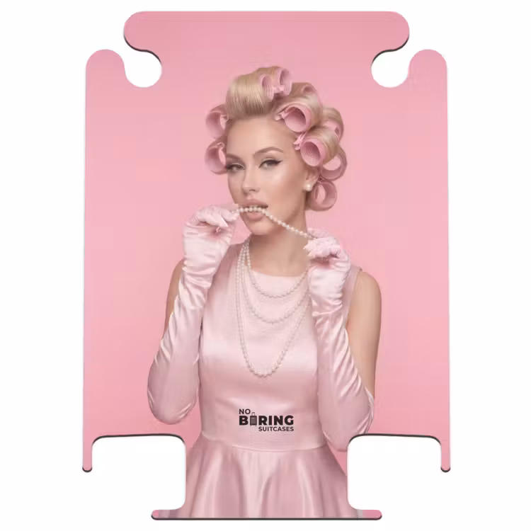 CaseSwap™ - Frau - Rosa - Perlenkette - Lockenwickler — 1