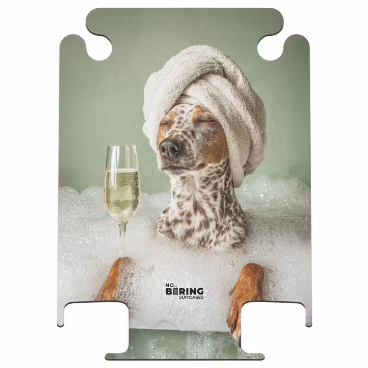 CaseSwap - Hund - Bad - Champagner - Handtuch — 1
