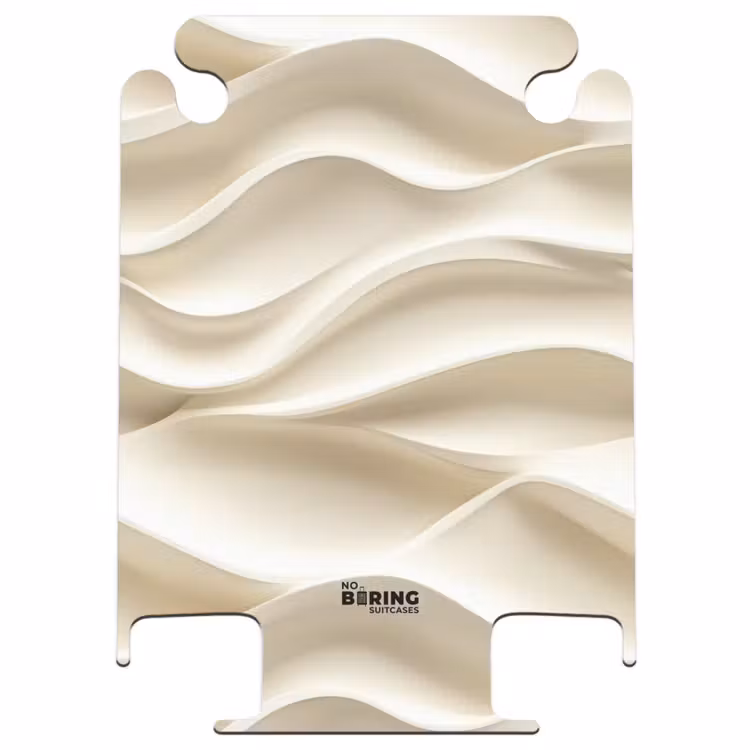 CaseSwap™ - Linien - Gewellt - Creme — 1