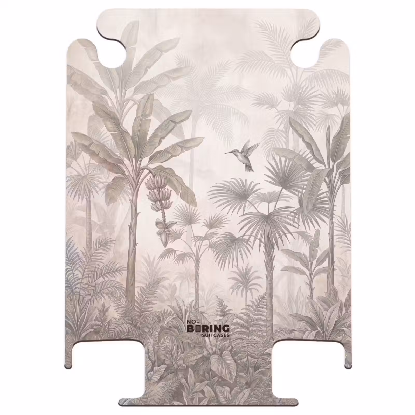 CaseSwap™ - Dschungel – Baum mit Ästen – Kolibri – Beige — 1