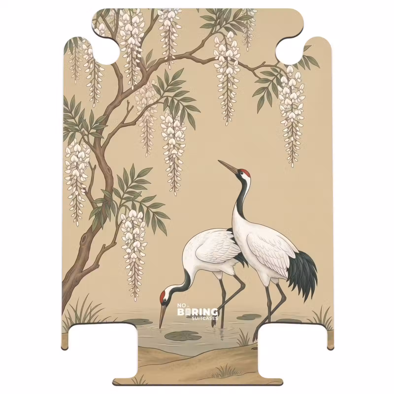 CaseSwap - Kraniche – Wasser – Beige — 1