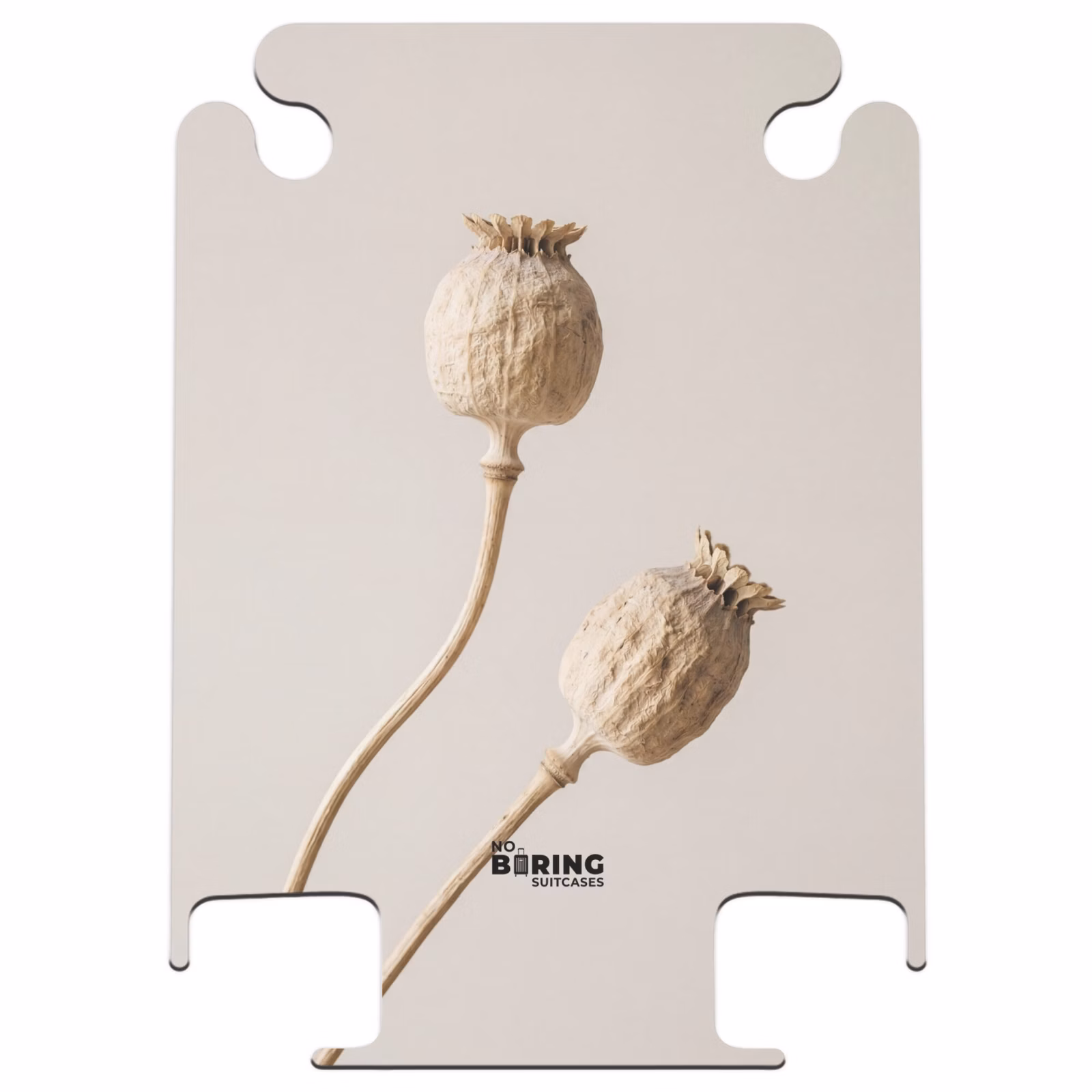 CaseSwap™ - Mohnzwiebeln – Trockenblumen – Minimalistisch – Beige – Ruhig — 1