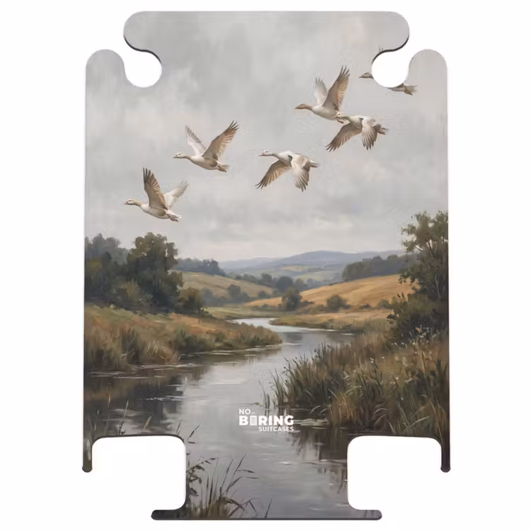 CaseSwap™ - Enten – Fluss – Landschaft – Flug – Nostalgisch — 1