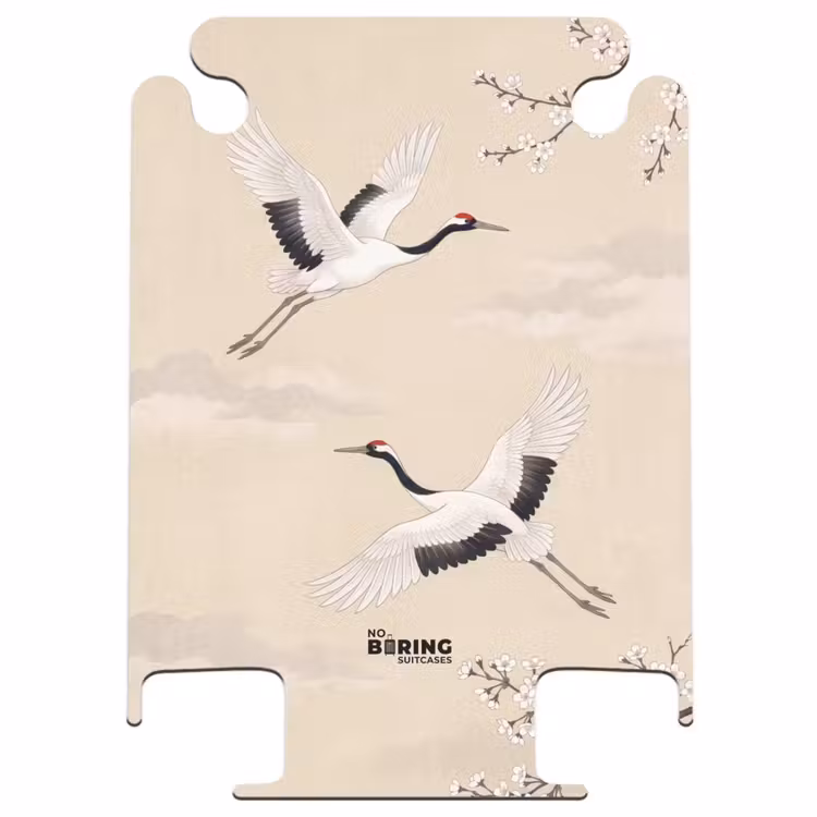 CaseSwap™ - Kraniche – Blüten – Beige — 1
