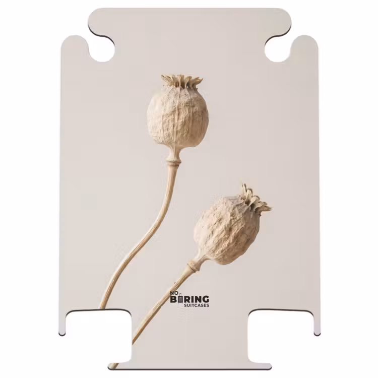 CaseSwap™ - Mohnzwiebeln – Trockenblumen – Minimalistisch – Beige – Ruhig — 1