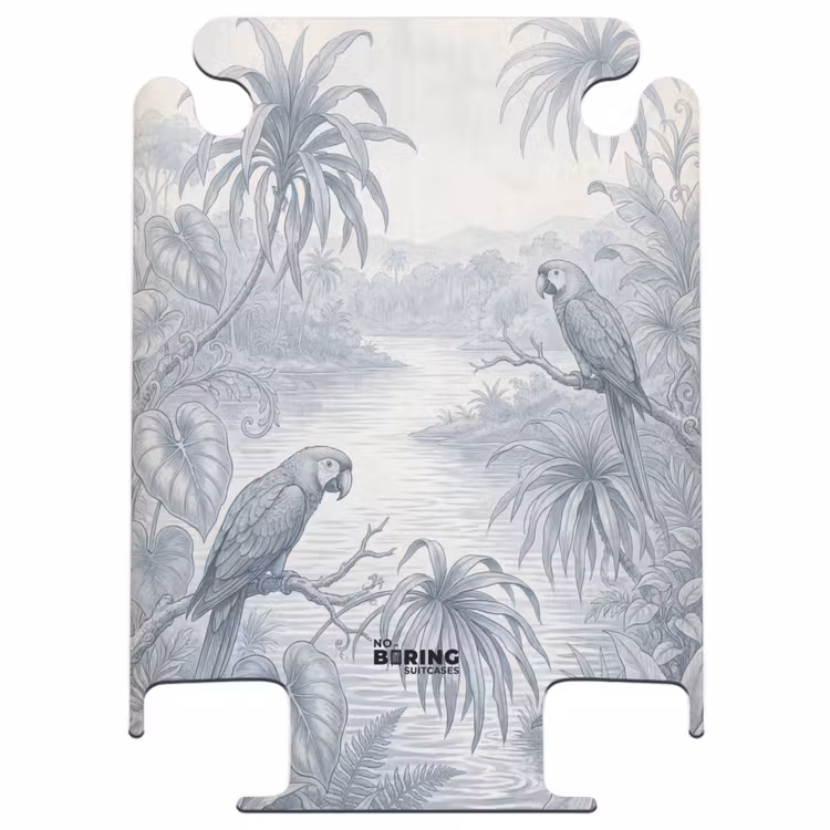 CaseSwap™ - Vogel – Fluss – Tropisch – Illustration – Blau — 1