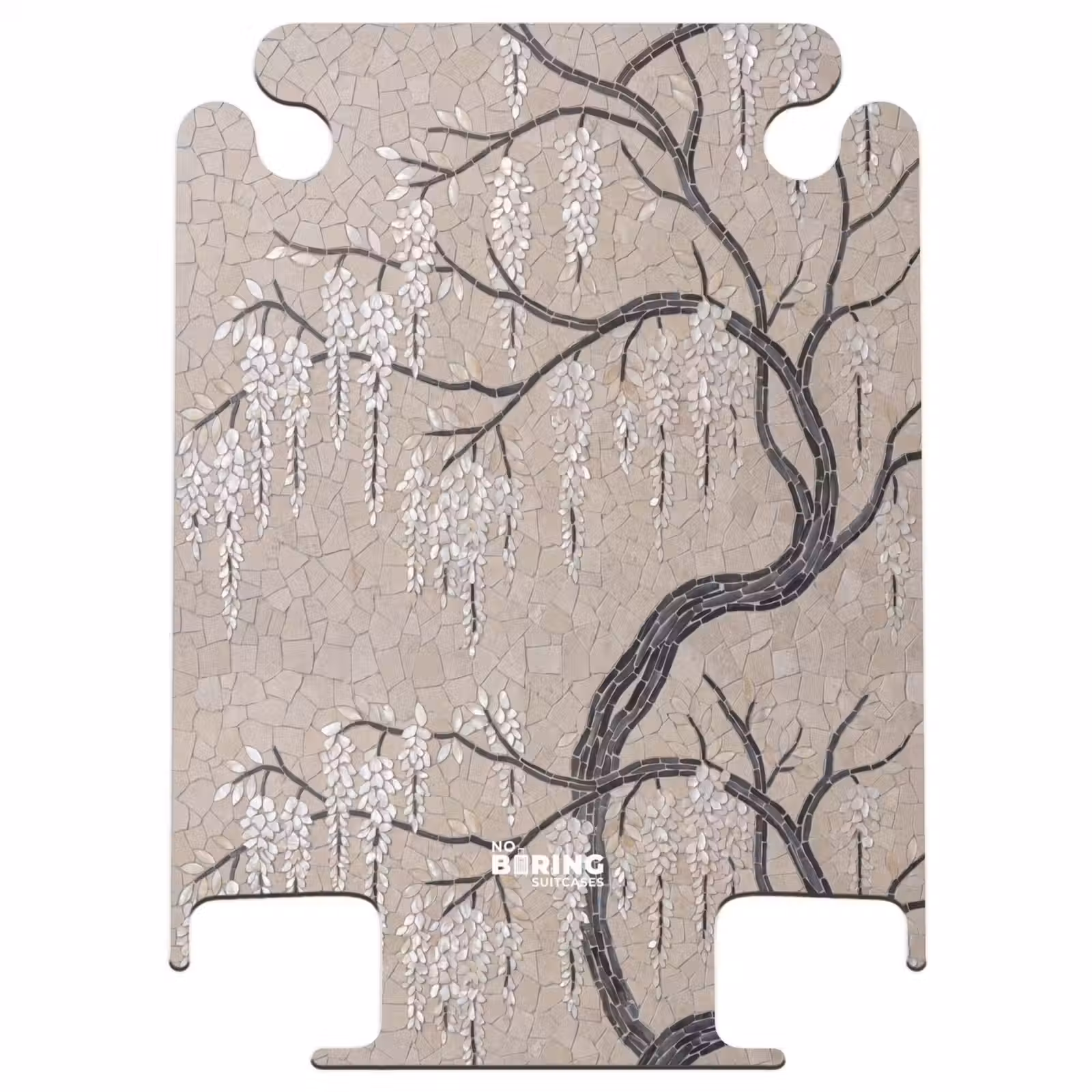 CaseSwap™ - Baum – Blumen – Mosaik – Kunst – Weiß — 1