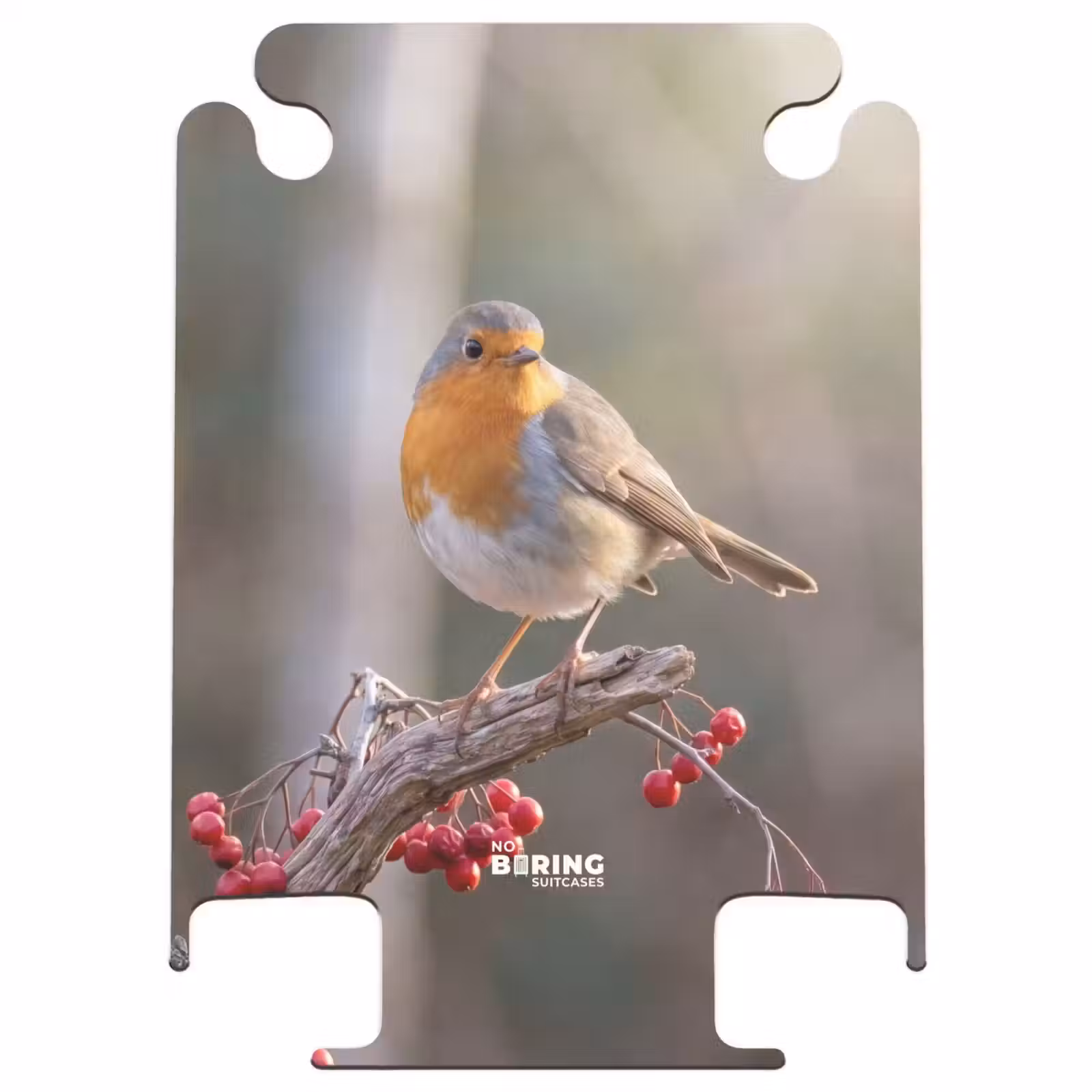 CaseSwap™ - Rotkehlchen – Ast – Beeren – Natur — 1