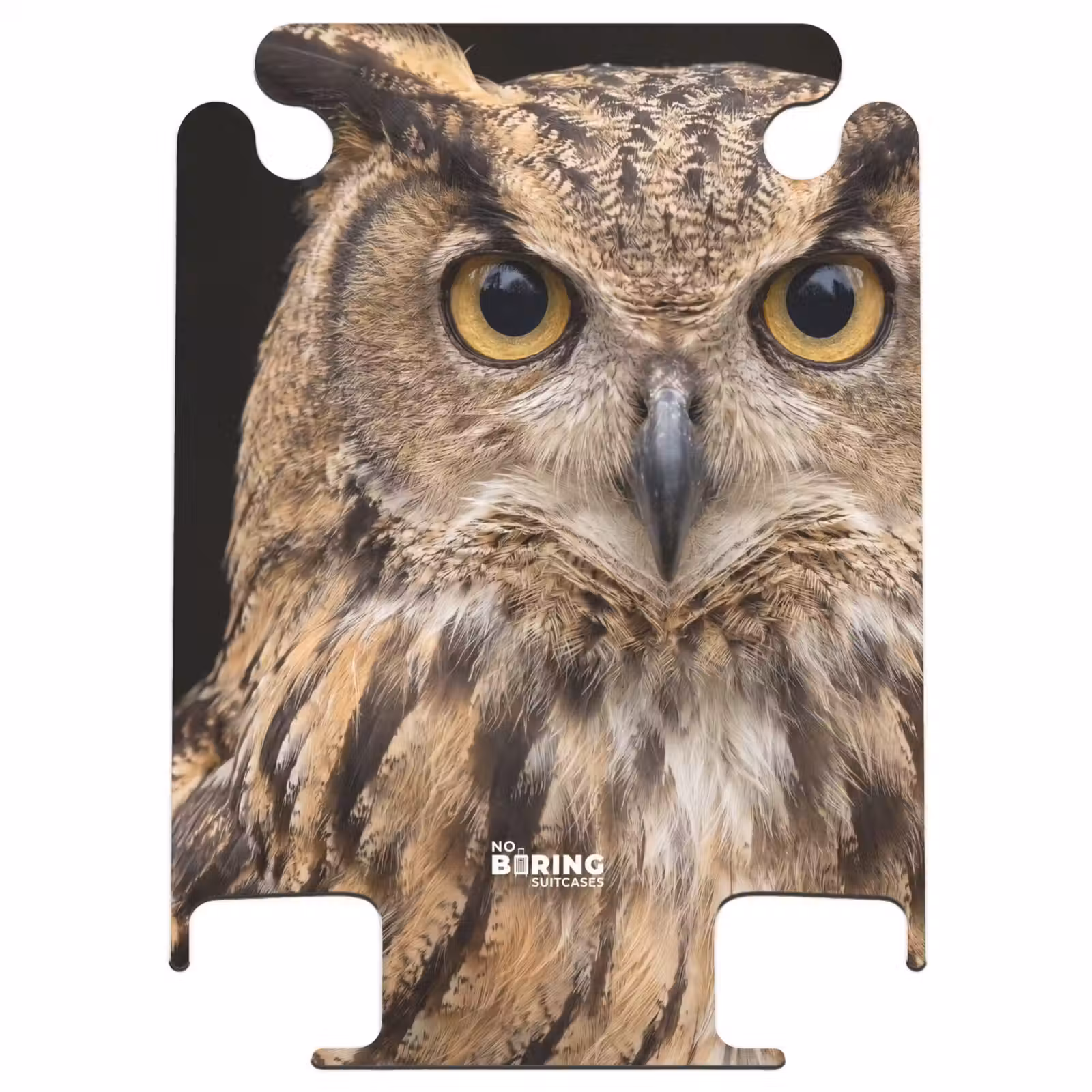 CaseSwap™ - Uhu – Eule – Porträt – Braun — 1