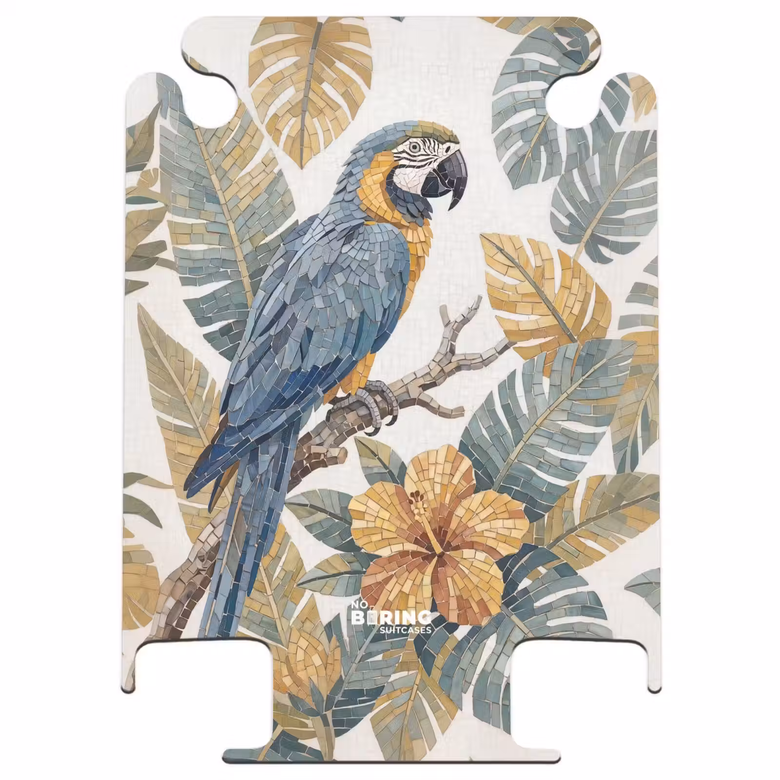 CaseSwap - Vogel – Ast – Natur – Mosaik – Blau — 1