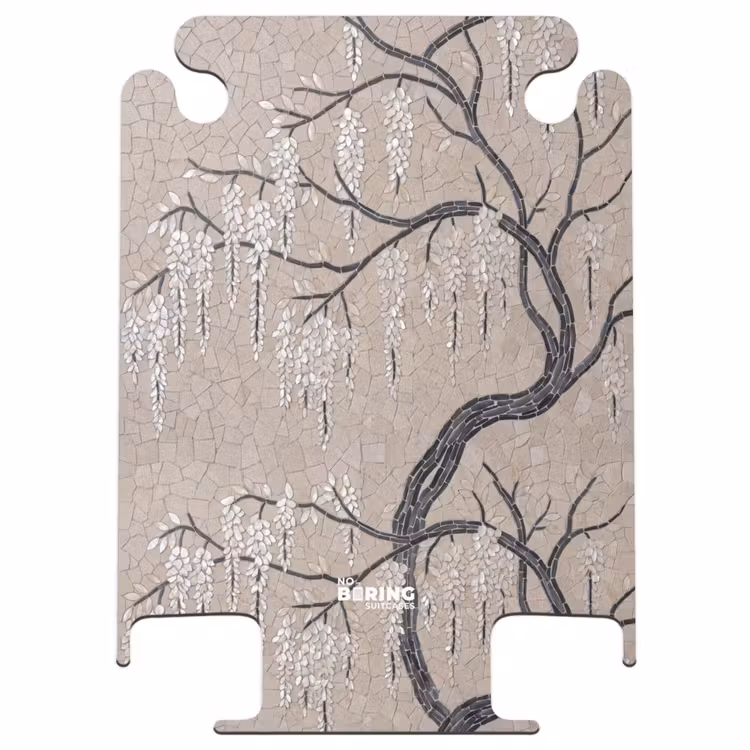 CaseSwap™ - Baum – Blumen – Mosaik – Kunst – Weiß — 1