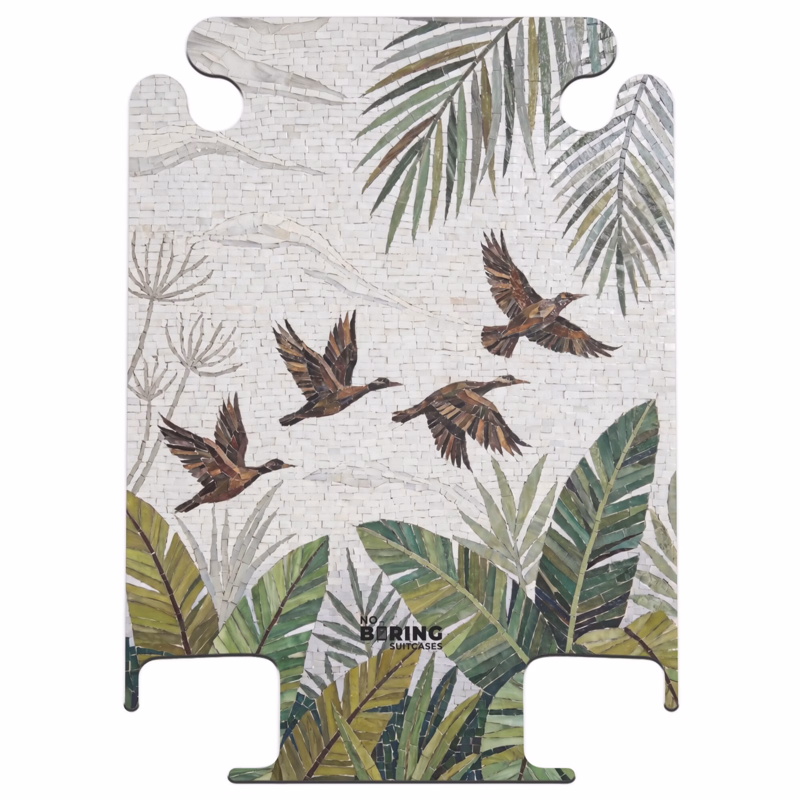 CaseSwap™ - Vogel – fliegend – tropisch – Mosaik – grün — 1