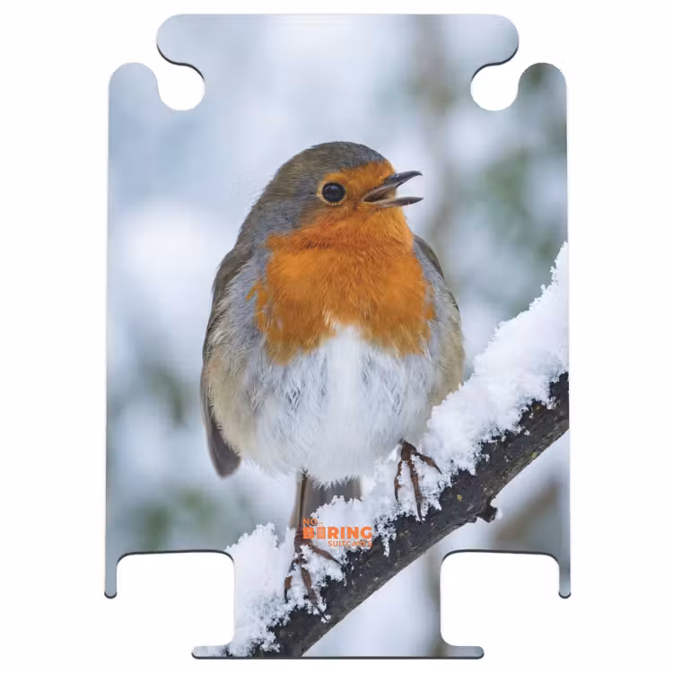 CaseSwap™ - Rotkehlchen – Ast – Schnee – Winter – Lebhaft — 1