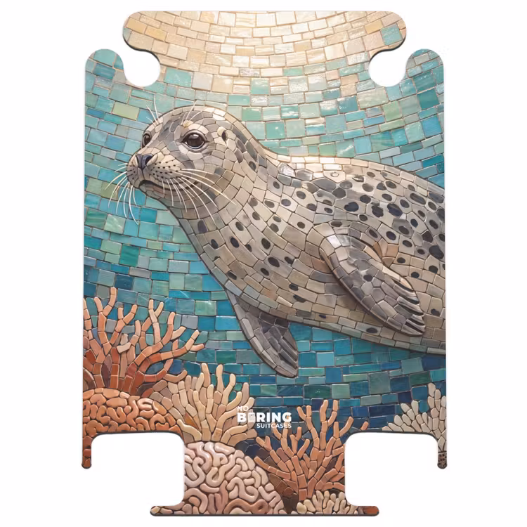 CaseSwap™ - Seehund – Mosaik – Unterwasser – Tiere – Blau — 1