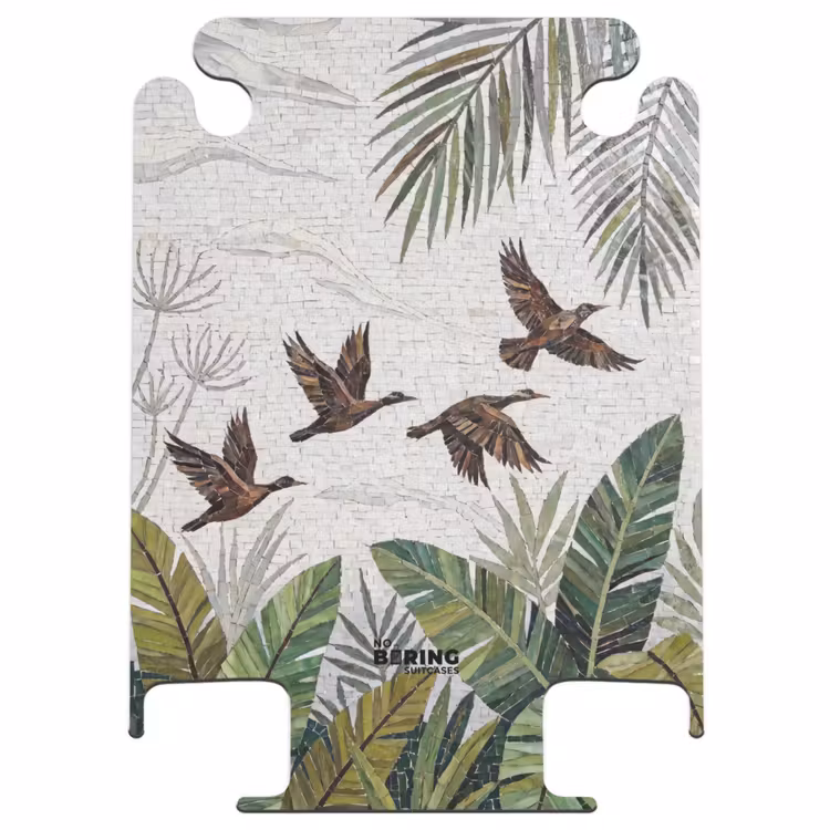 CaseSwap™ - Vogel – fliegend – tropisch – Mosaik – grün — 1